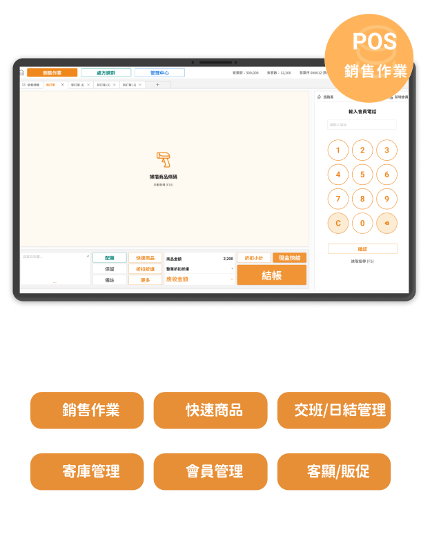 系統核心功能_POS銷售作業